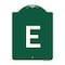 Signmission Designer Series Sign-Sign W/ Letter E, Green & White Aluminum Sign, 18" x 24", GW-1824-22956 A-DES-GW-1824-22956 - alternate 1